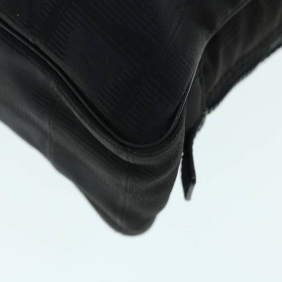 CHANEL New Travel Line Tote Bag Nylon Black CC Auth fm3104 - Picture 11 of 16